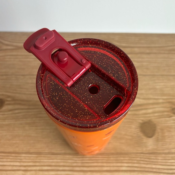 David’s Tea Rare Autumn Leave Orange Stainless Steel Favourite Tumbler - Picture 5 of 12